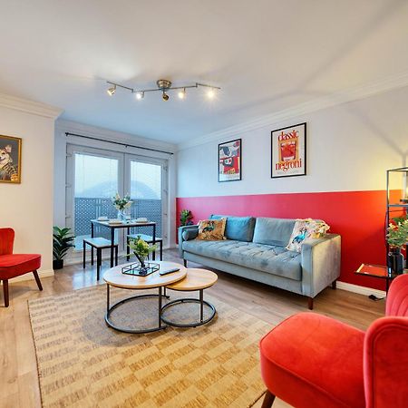 Modern 2 Bed Flat With Free Parking Apartment Glasgow Luaran gambar