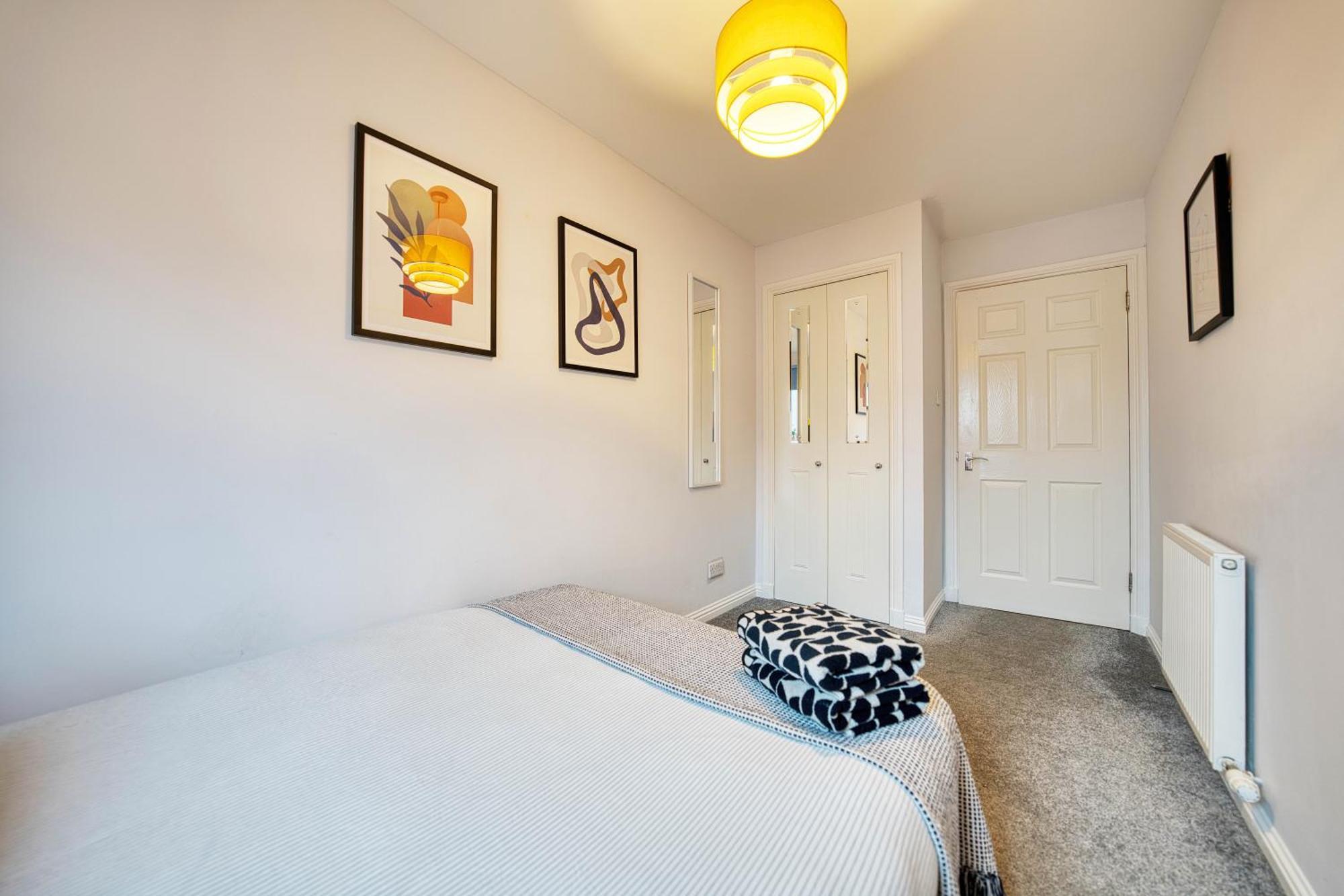 Modern 2 Bed Flat With Free Parking Apartment Glasgow Luaran gambar