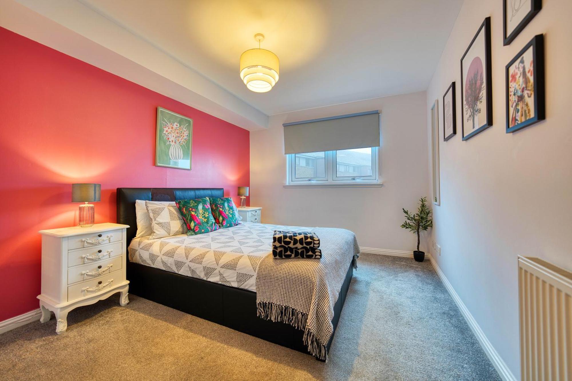 Modern 2 Bed Flat With Free Parking Apartment Glasgow Luaran gambar