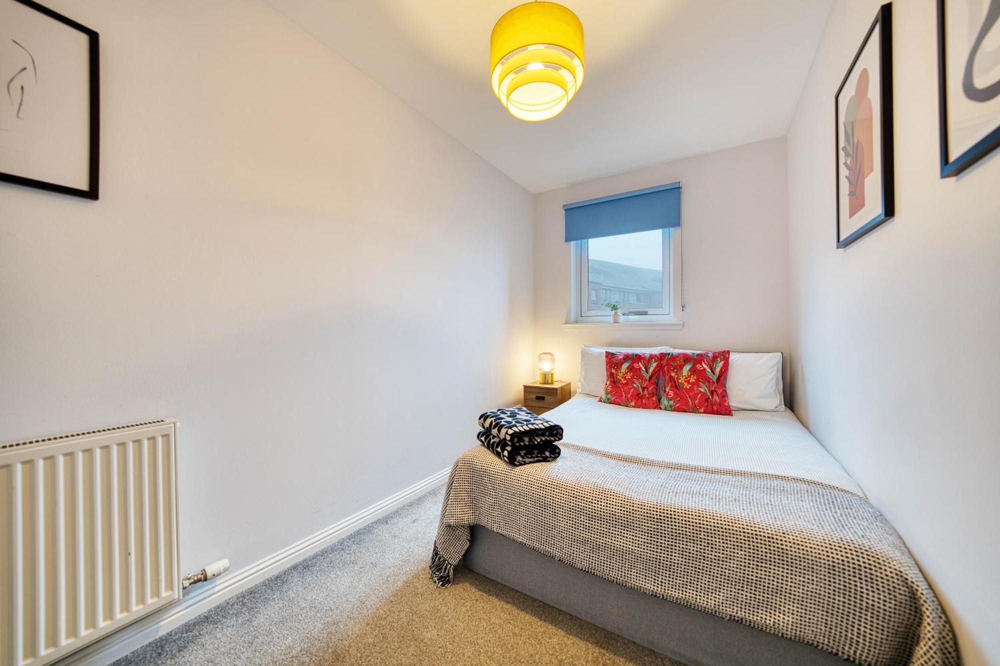 Modern 2 Bed Flat With Free Parking Apartment Glasgow Luaran gambar